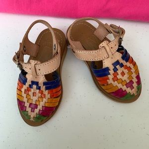 mexican huaraches for baby girl